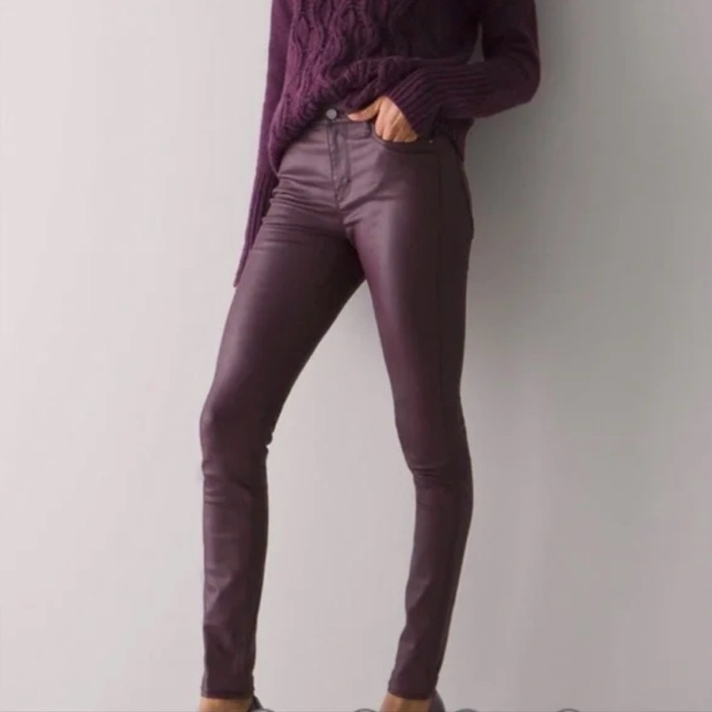 White House Black Market Deep Purple Skinny Jeans